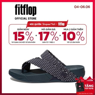 Dép Xỏ Ngón Nam FitFlop SLING - Sea Blue/Cream Mix - MC H06-867