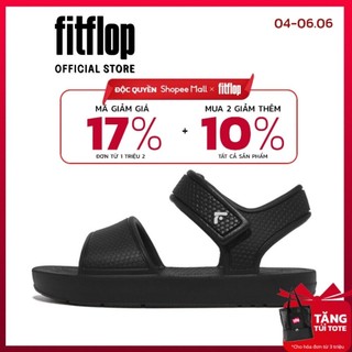 Xăng Đan Trẻ Em FitFlop IQUSHION - Black - II FP8-001