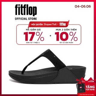 Dép Xỏ Ngón Nữ FitFlop LULU - All Black - MD EC5-090