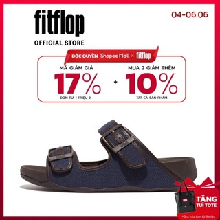 Dép Quai Ngang Nam FitFlop GOGH - Chocolate Brown - MC HB3-167