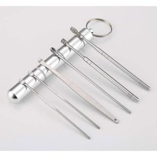 Bộ dụng cụ lấy ráy tai 6 món chất liệu inox an toàn khi sử dụng