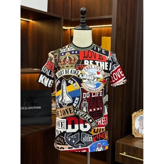 [ Hàng nhập QC ] Áo phông T shirt Dolce Gabbana họa tiết just be king mát bay new 2024 LA on web
