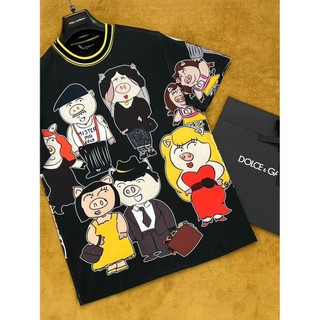 [ Hàng nhập QC ] Áo phông T shirt Dolce Gabbana họa tiết Heo Mister Pig LA on web