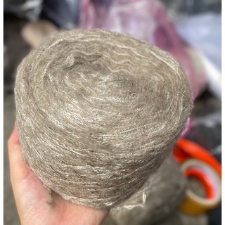 Len Mohair Sợi Nhẹ Ấm Đan Móc Đồ Đông