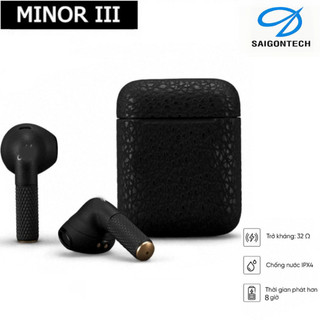 Tai Nghe Bluetooth Không Dây Minor 3 TWS 5.0 Âm Thanh HIFI Hỗ Trợ Nhiều Dòng Máy,tai nghe chống nước chống ồn có BH
