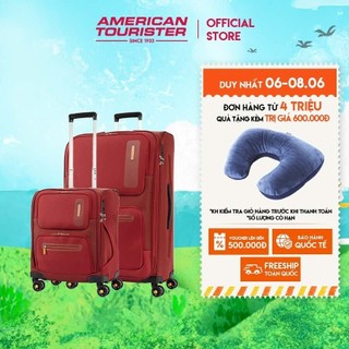 Combo Vali kéo American Tourister Maxwell Spinner TSA