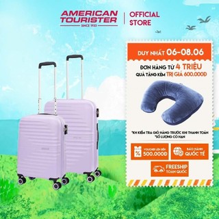 Combo Vali kéo American Tourister Twist Waves Spinner TSA RL