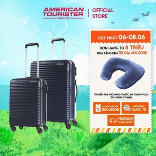 Combo Vali kéo American Tourister Sky Park Spinner TSA 20 & 25 Inch