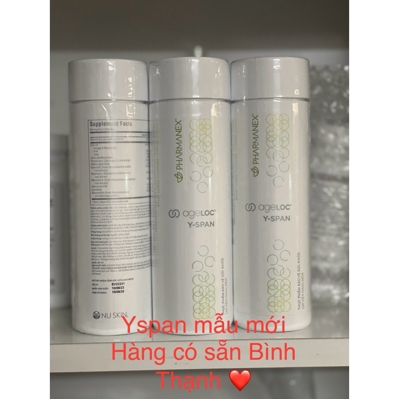 Yspan Nuskin viên uống tăng cường đào thải các độc tố ( hạn 8/2025(