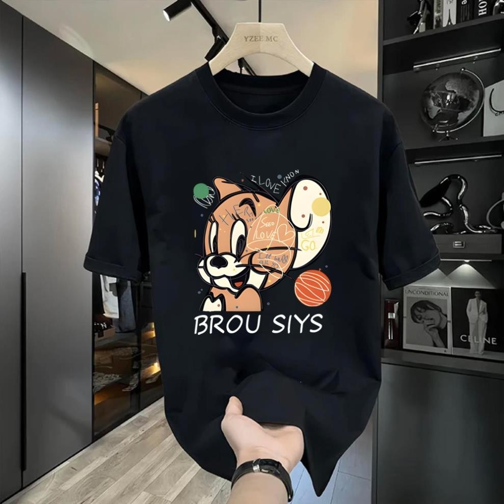 Áo Thun Chuột Jerry, chất cototn thoáng mát, thấm hút mồ hôi UT