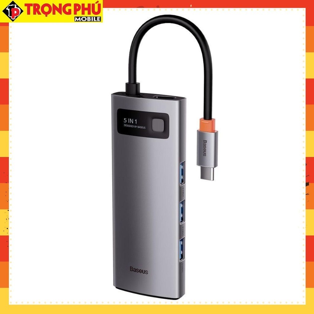 Bộ Chuyển đổi TypeC Hub Baseus 5 in 1