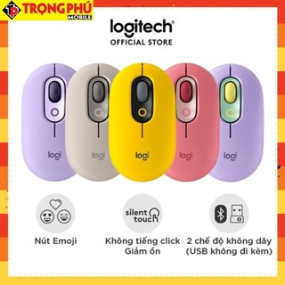 Chuột Bluetooth Không Dây Mini Logitech Emoji POP