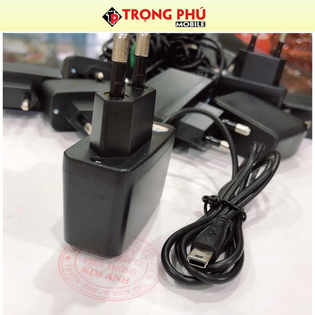 Bộ sạc điện thoại đầu V3, đầu mini usb cũ, sạc cho loa, điện thoại đời cũ hot