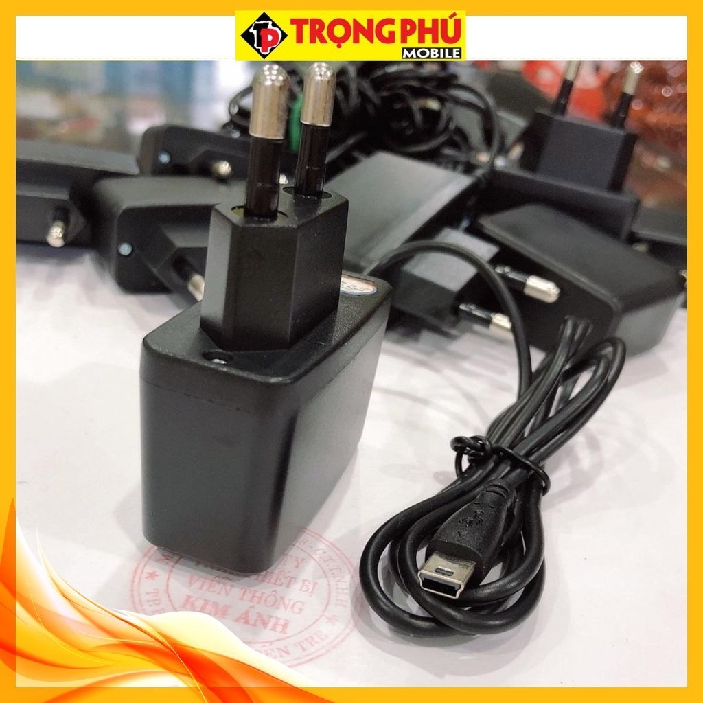 Bộ sạc điện thoại đầu V3, đầu mini usb cũ, sạc cho loa, điện thoại đời cũ Sale giá thấp