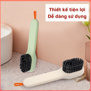 Bàn chải lông mềm vệ sinh giày có khay chứa chất tẩy rửa -có tay cầm tiện lợi [Nhận Sỉ]