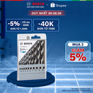 Bộ mũi khoan Bosch HSS PointTeQ chống ăn mòn