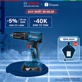 Máy khoan động lực dùng pin Bosch GSB 185-LI + Phụ kiện