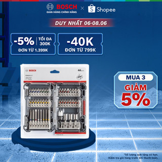 Bộ vặn vít Bosch Pick & Click 44 món