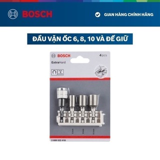 Đầu vặn ốc 6, 8, 10 và đế giữ Bosch Pick&Click