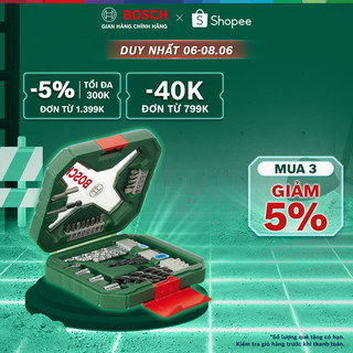 Bộ mũi khoan và vặn vít Bosch X-Line 34 món 2607010608