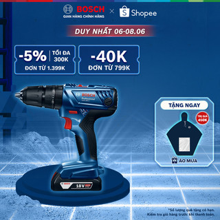 Máy khoan vặn vít động lực dùng pin cầm tay Bosch GSB 180-LI + phụ kiện MỚI
