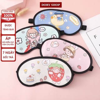 Miếng che mắt ngủ, bịt mắt ngủ họa tiết hoạt hình dễ thương