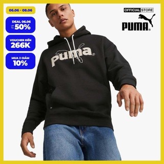 Puma - áo hoodie nam team graphic 538259-01