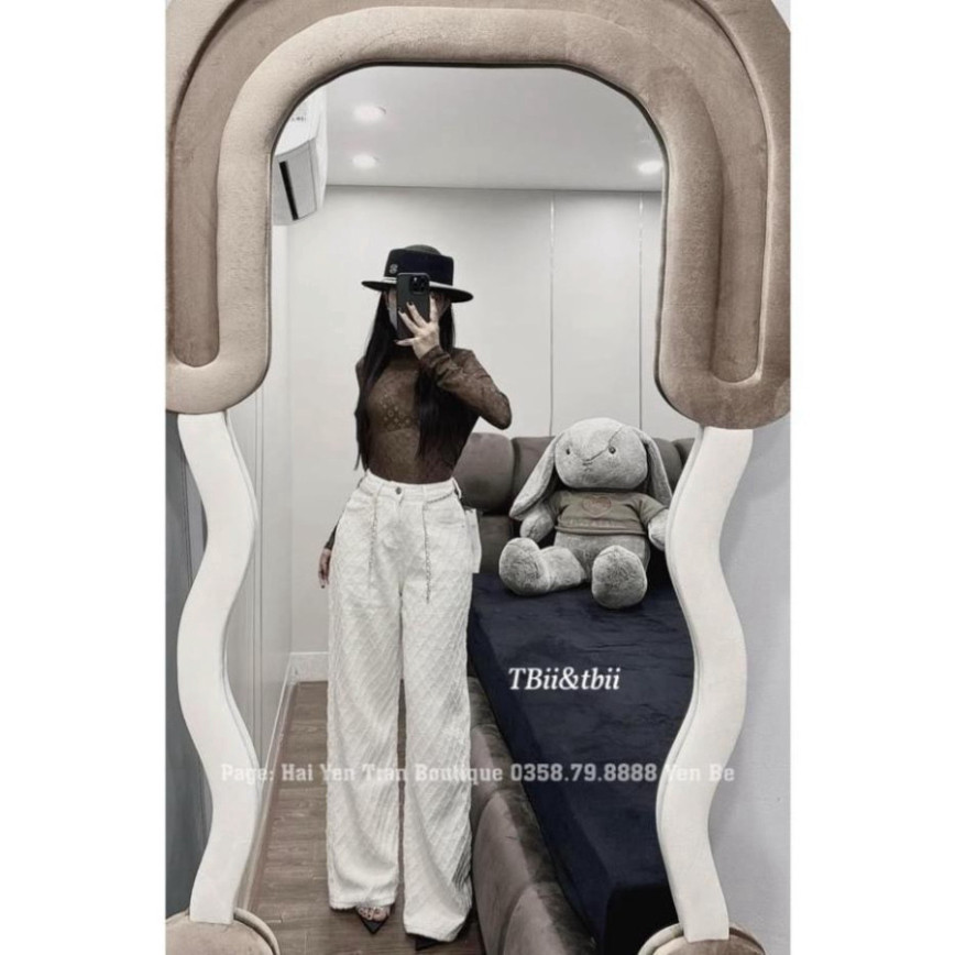 Quần Ống Rộng Retro tua rua gấu túi Jean Nữ Mùa Hè Mới, quần ông rộng basic siêu dễ phối đồ D57 | BigBuy360 - bigbuy360.vn