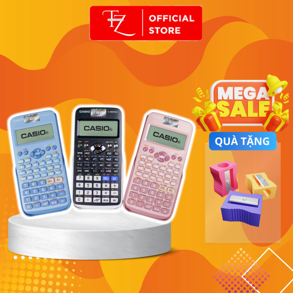 Máy Tính Casio FX 580VNX Chính Hãng Nhập Khẩu Thái Lan Bảo Hành QR CODE 521 Tính Năng, Máy Tính Cầm Tay TDS