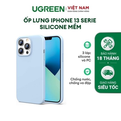 Ốp lưng silicon mềm dẻo dùng cho iPhone 13/13Pro/Pro Max/13mini UGREEN LP544