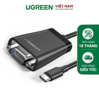 Cáp chuyển đổi tín hiệu usb type c sang rs232 db9 dài 1.5m ugreen cm253 70612