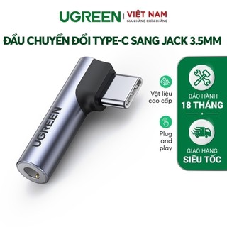 Đầu chuyển đổi cổng USB type C sang giắc cắm 3.5mm cao cấp UGREEN AV154 80384