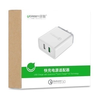 Sạc nhanh hỗ trợ 2 cổng QuickCharge 3.0 UGREEN CD132