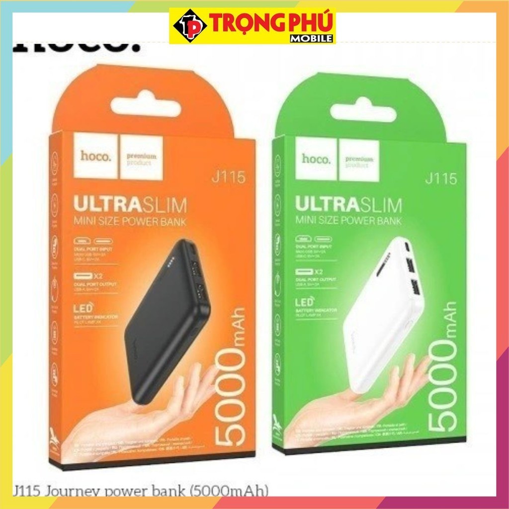 Pin Sạc dự phòng Hoco J115 5.000mah  Nhiều người mua