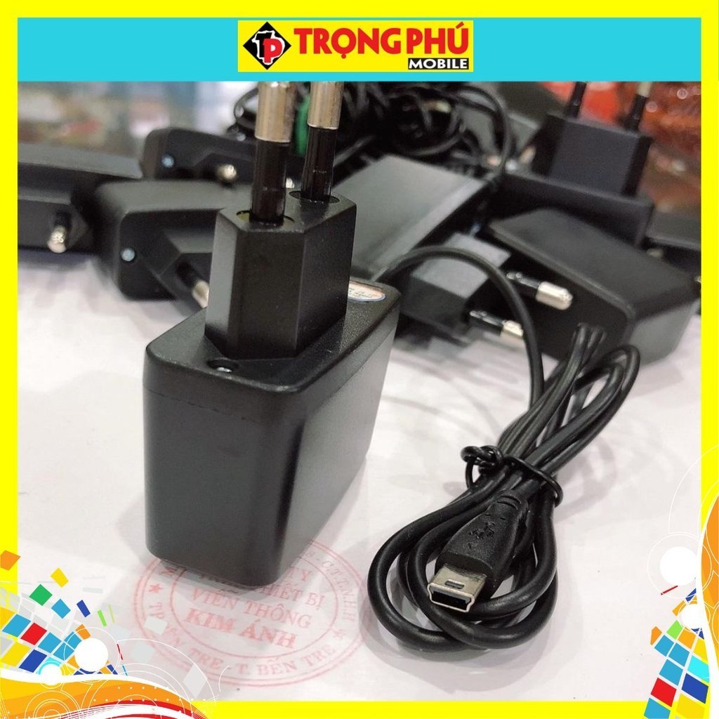 Bộ sạc điện thoại đầu V3, đầu mini usb cũ, sạc cho loa, điện thoại đời cũ best sales