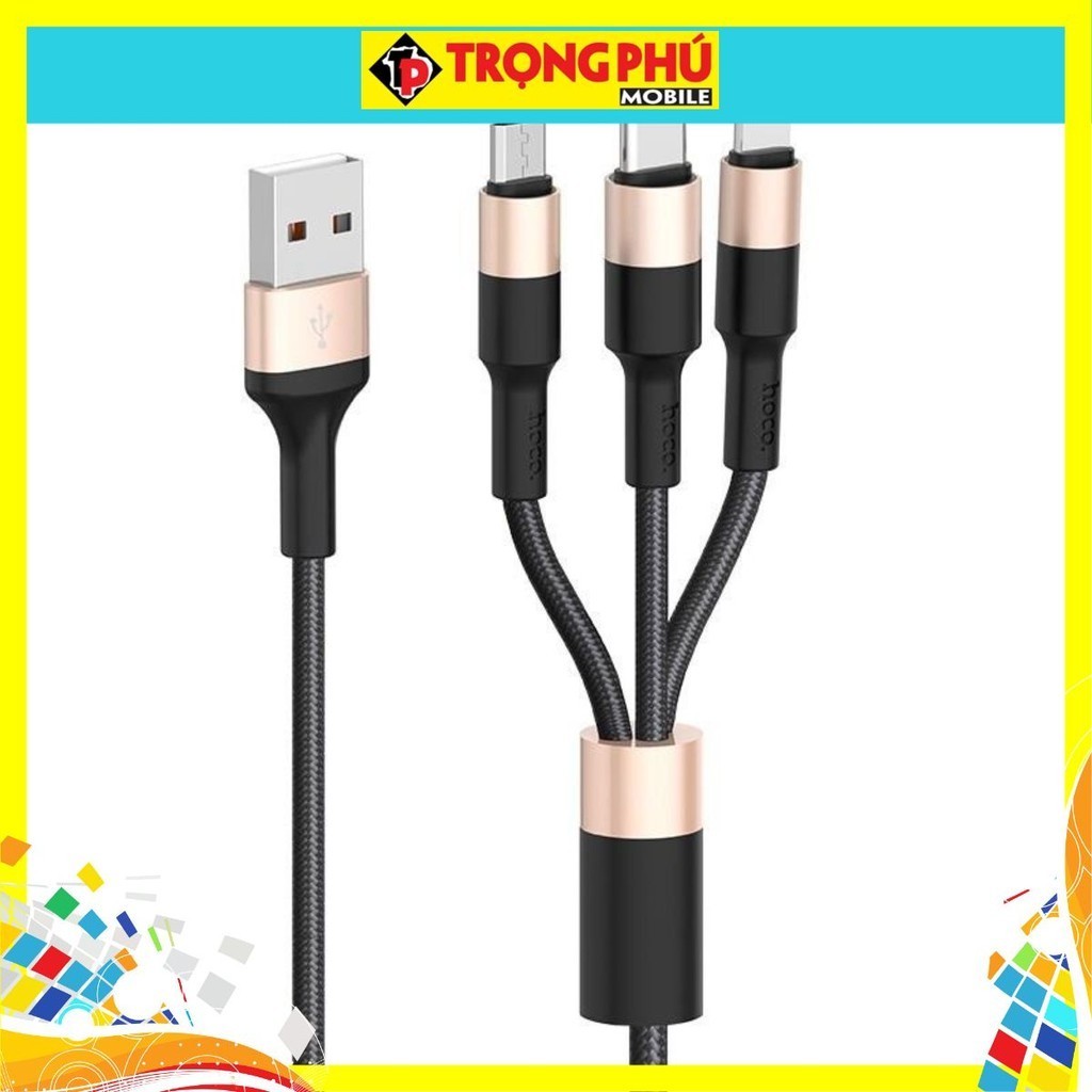 Cáp sạc X26, cáp sạc 3in1 best sales