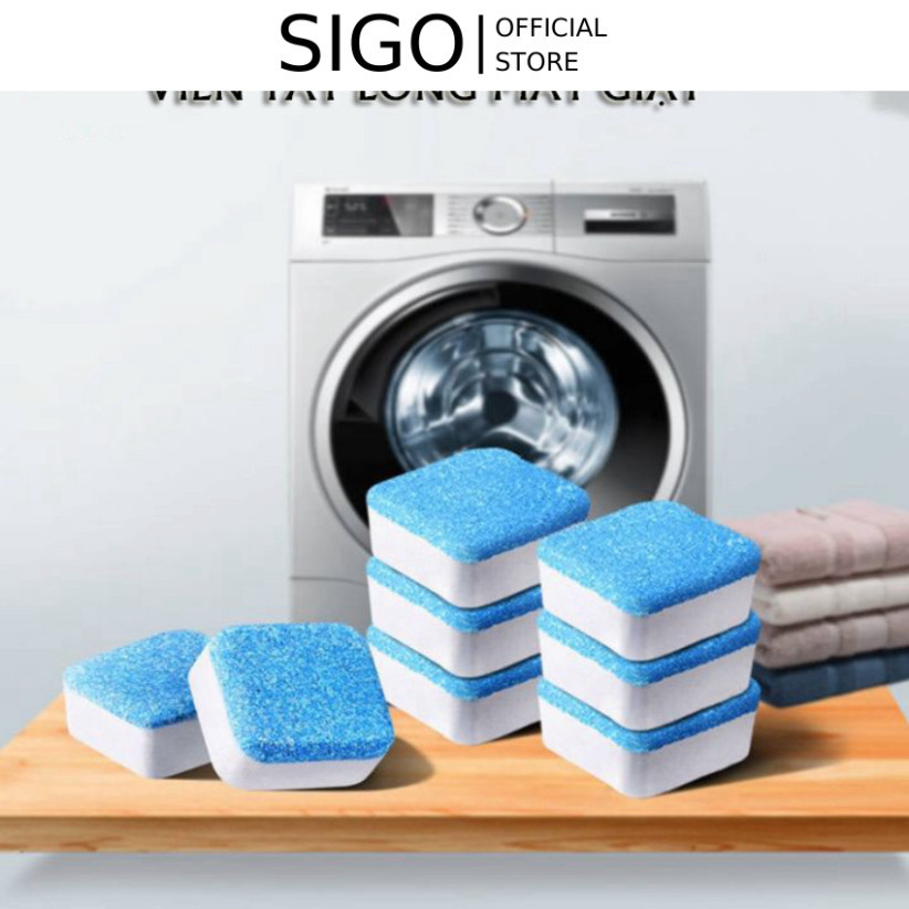 Hộp 12 Viên Tẩy Vệ Sinh Lồng Máy Giặt