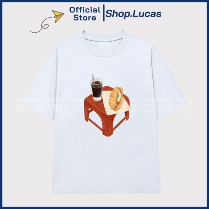 Áo Thun BÁNH MÌ CÀ PHÊ SỮA ĐÁ Việt Nam Ẩm Thực Travel Food Unisex Nam Nữ UT