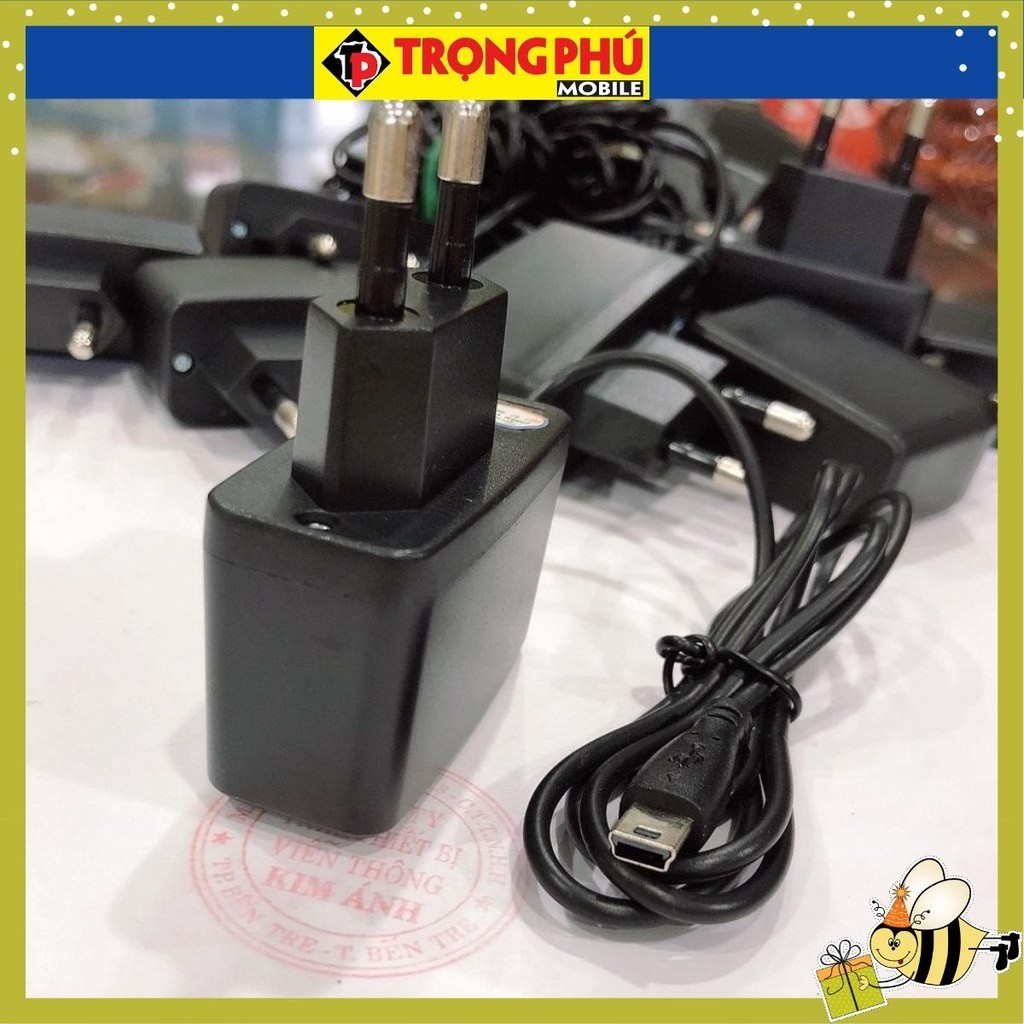 Bộ sạc điện thoại đầu V3, đầu mini usb cũ, sạc cho loa, điện thoại đời cũ Giảm giá sốc