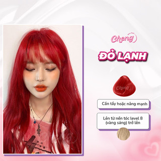 Thuốc Nhuộm Tóc Màu ĐỎ LẠNH Không Tẩy | Chenglovehair, Chenglovehairs