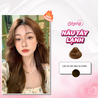Thuốc Nhuộm Tóc Màu NÂU TÂY LẠNH Không Tẩy | Chenglovehair, Chenglovehairs