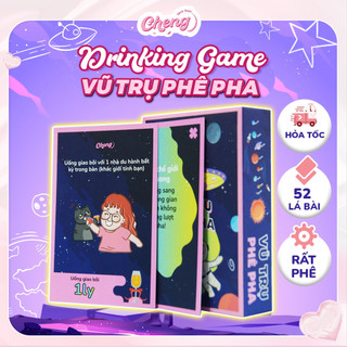 Bộ bài Drinking Game BÁO BẠN, VŨ TRỤ PHÊ PHA, HẢO BẠN -Truth or Dare - Chenglovehair