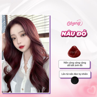 Thuốc Nhuộm Tóc Màu NÂU ĐỎ Không Tẩy | Chenglovehair, Chenglovehairs
