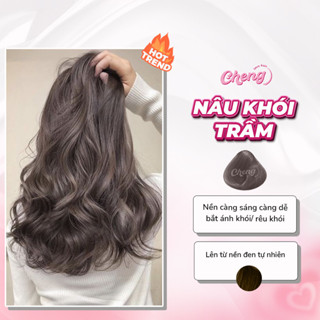 Thuốc Nhuộm Tóc Màu NÂU KHÓI TRẦM Không Tẩy| Chenglovehair, Chenglovehairs