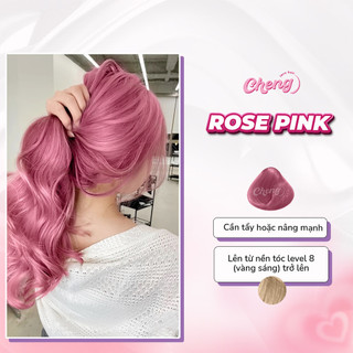 Thuốc nhuộm tóc ROSE PINK Chenglovehairs, Chenglovehair, Chengloveshair