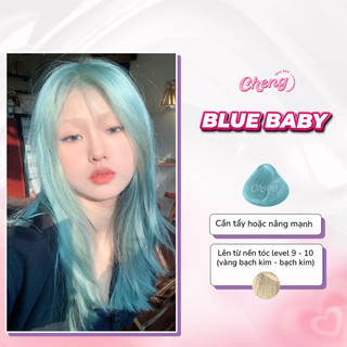 Thuốc Nhuộm Tóc Màu BABY BLUE | Chenglovehair, Chenglovehairs