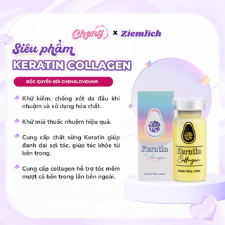 KERATIN COLLAGEN Ziemlich - Hỗ trợ phục hồi tóc nát, hư tổn, giảm xót khi nhuộm tóc