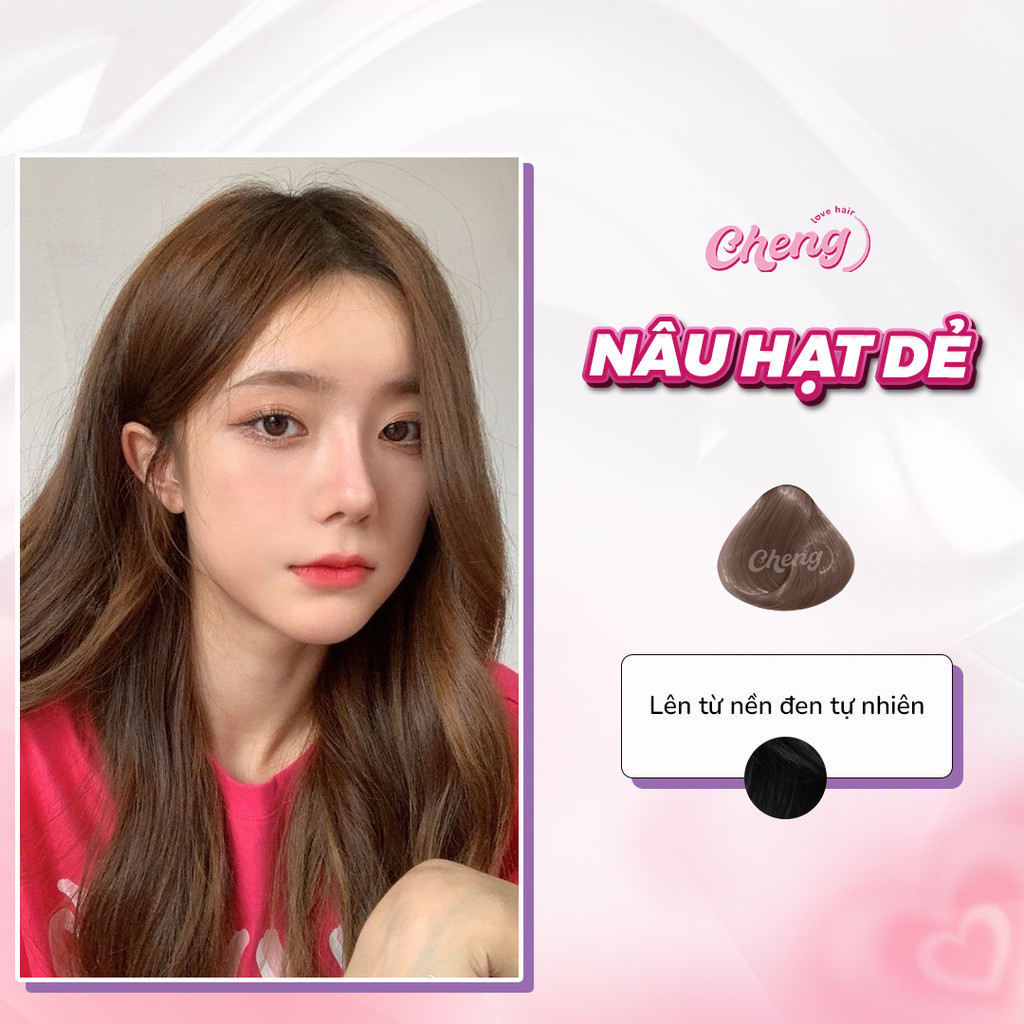 Thuốc Nhuộm Tóc Màu Nâu Hạt Dẻ Không Tẩy | Chenglovehair, Chenglovehairs