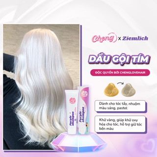 [ĐỘC QUYỀN] DẦU GỘI TÍM ZIEMLICH, Dầu Gội Khử Vàng, Giữ Màu Cho Tóc Nhuộm Sáng, Tóc Tẩy | Chenglovehair, Chenglovehairs