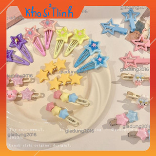Sét 2 kẹp mỏ vịt kim loại đính charm hoạt hình dễ thương HOT 2024( Tuyển Sỉ) [FREESHIP]